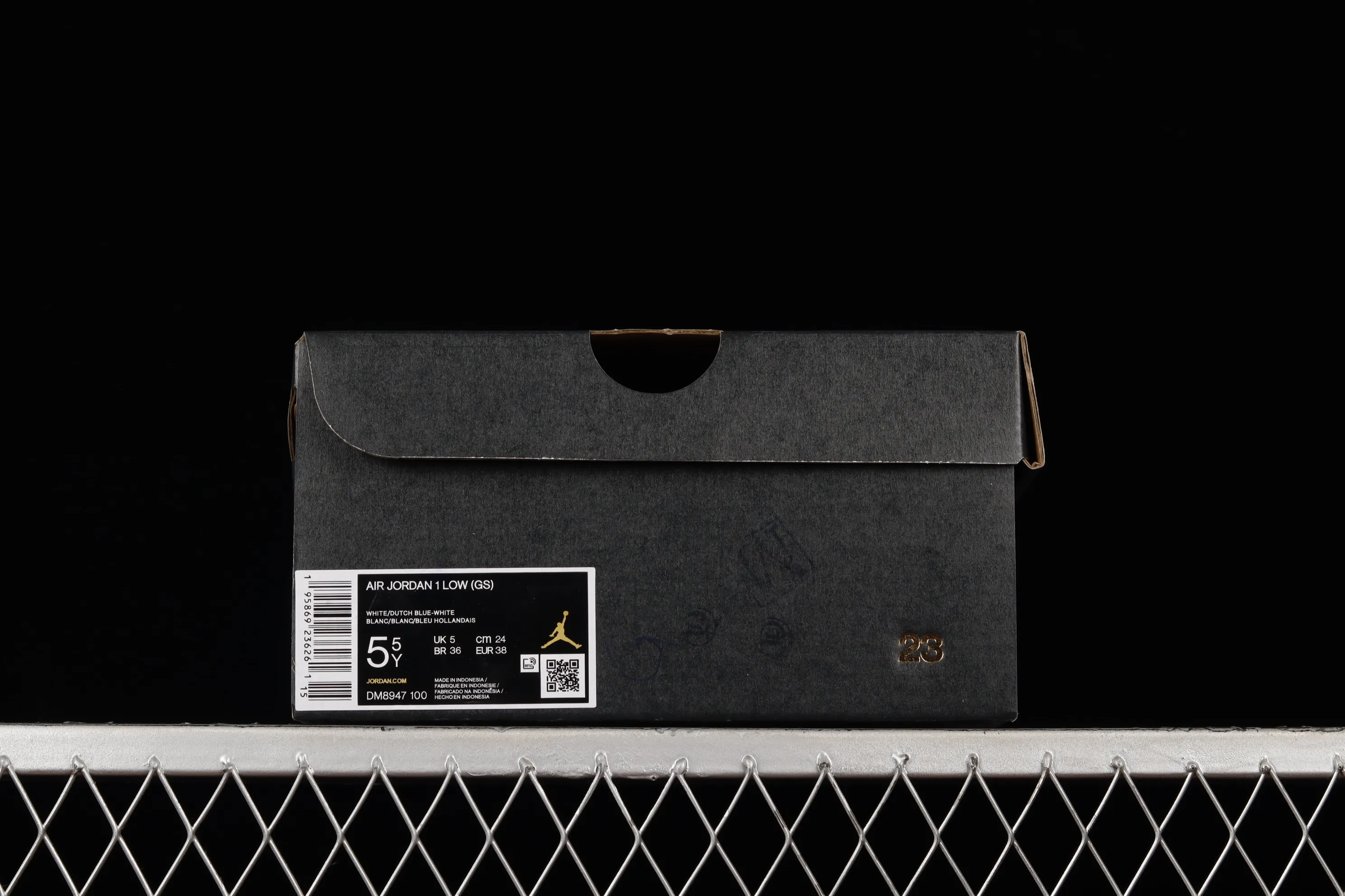 All categories Air Jordan Jordan series basketball shoes Air Jordan 1 Low G version pure original Air Jordan 1 Low "Washed Denim" AJ1 Joe 1 navy washed denim low-top casual sneakers DM8947-100